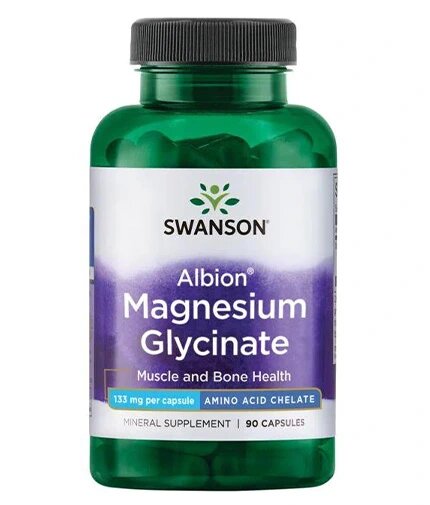 Албион хелатиран магнезий глицинат / Albion Chelated Magnesium 133mg 90 capsules