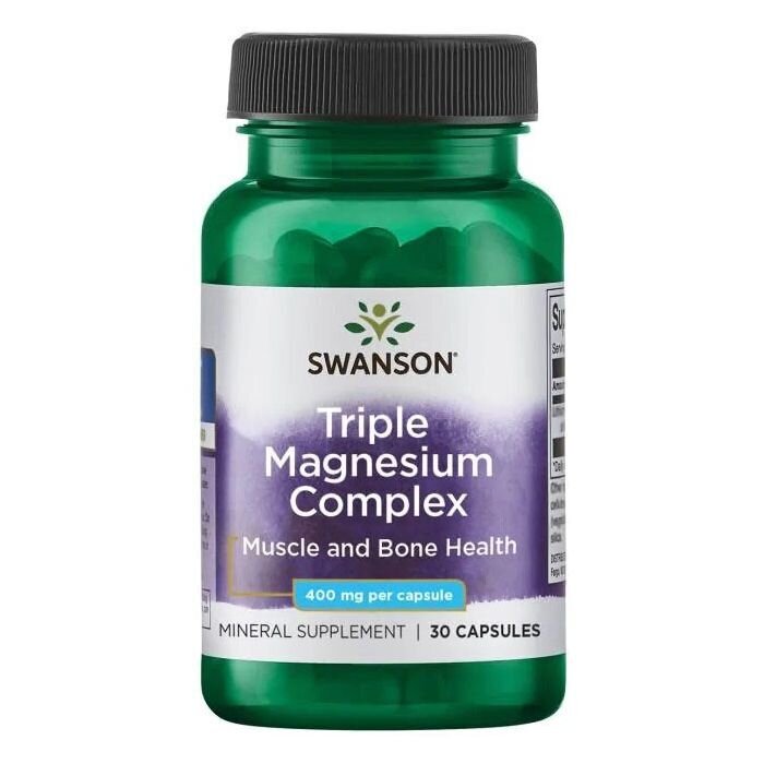 Магнезий троен комплекс / Triple magnesium complex 400 mg 30 caps