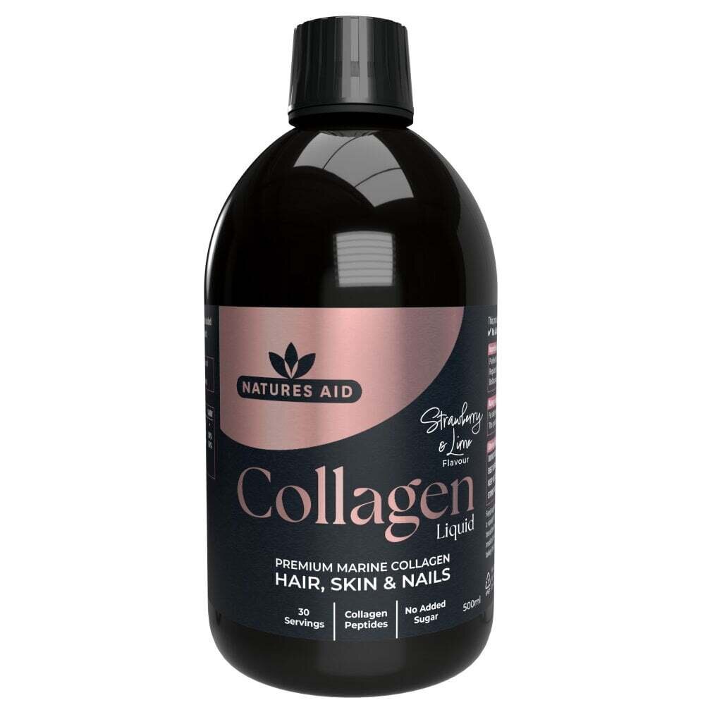 Премиум Рибен Колаген / Premium Marine Collagen Liquid 5000mg - Strawberry & Lime 500ml
