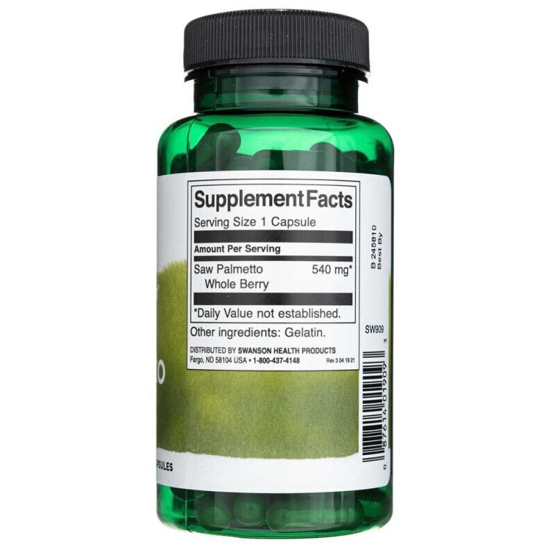 Сао Палмето / Saw Palmetto 540mg 100 capsules