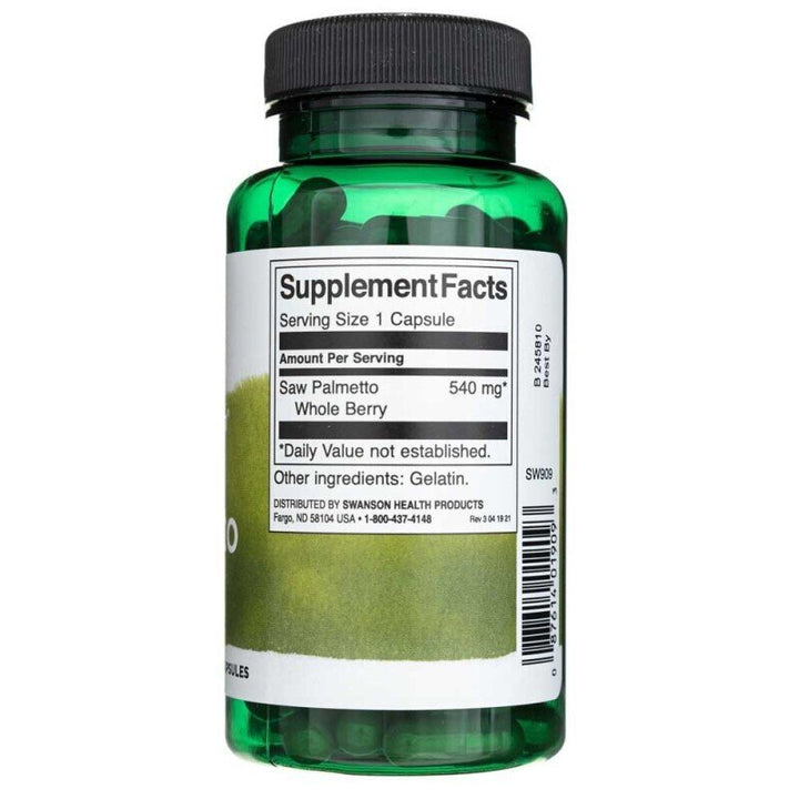 Сао Палмето / Saw Palmetto 540mg 100 capsules