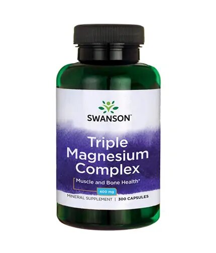 Магнезий троен комплекс / Triple magnesium complex 400 mg 300 caps