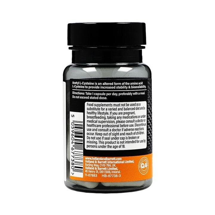 Н-ацетил цистеин / N-Acetyl Cysteine 600mg 30 Vcaps