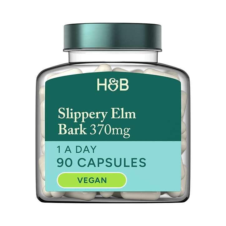Хлъзгав бряст кора (Slippery Elm Bark) 370mg 90 капсули