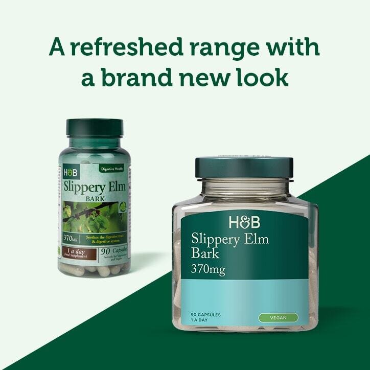 Хлъзгав бряст кора (Slippery Elm Bark) 370mg 90 капсули