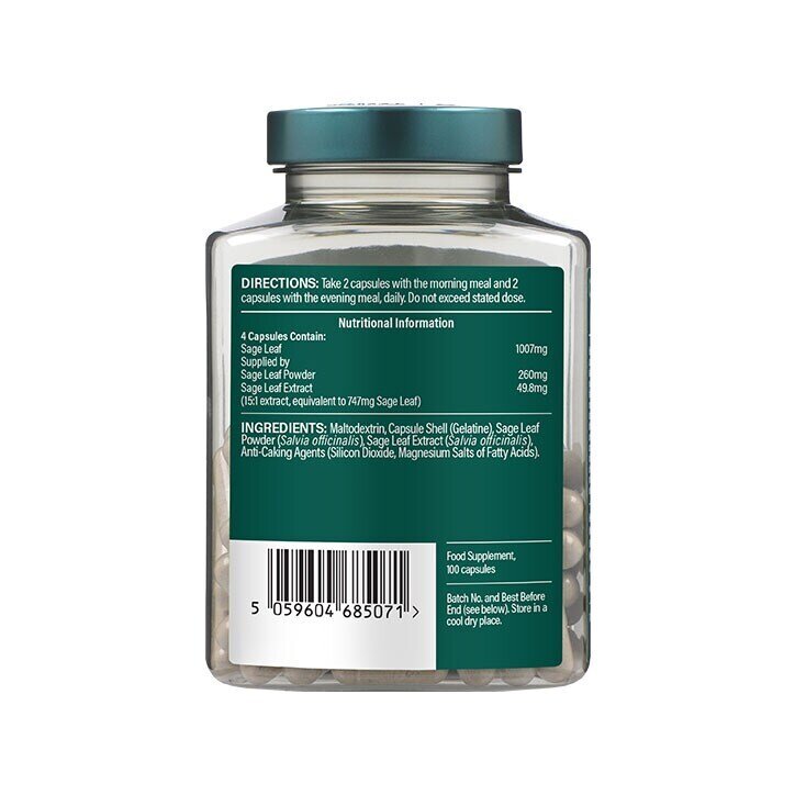Салвия (градински чай) / Sage Leaf  252 mg 100 capsules