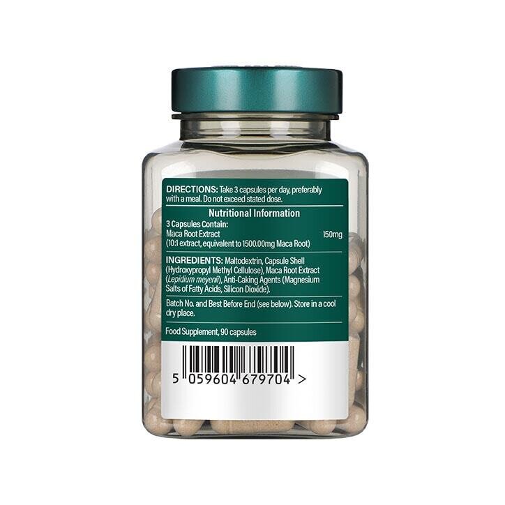 Мака екстракт от корен  / Maca Root Extract 500mg 90 capsules