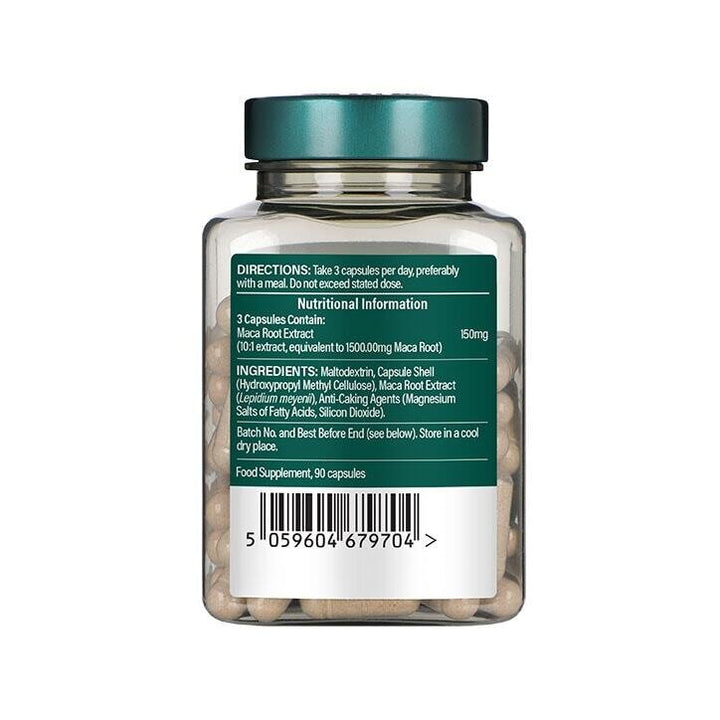Мака екстракт от корен  / Maca Root Extract 500mg 90 capsules