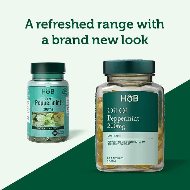 Концентрирано масло от мента / Oil of Peppermint 200mg 60 капсули