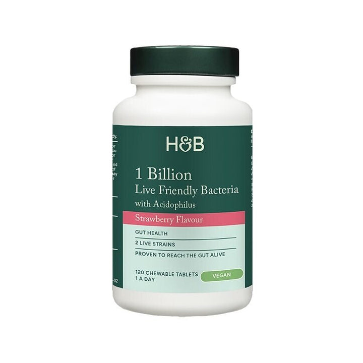 Live Friendly Bacteria with Acidophilus 60 chewable tablets, Holland and Barrett