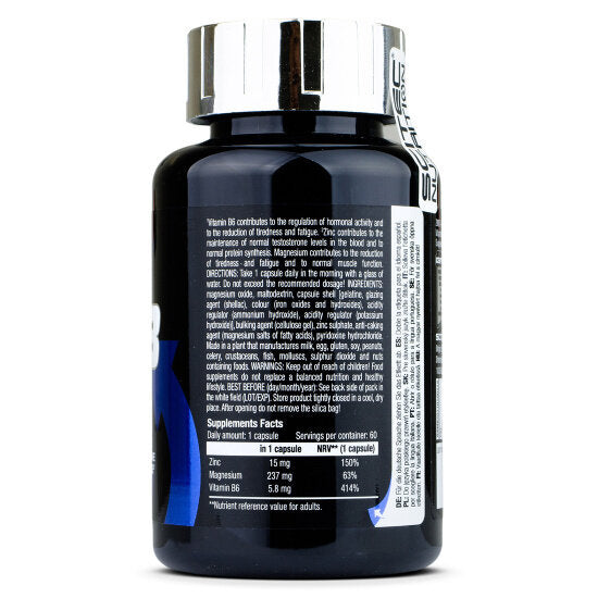 Цинк, магнезий и витамин B6 / SCITEC ZMB 60 capsules