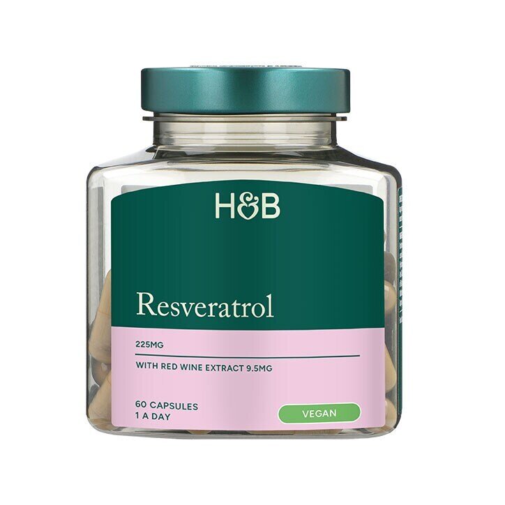 Ресвератрол (Resveratrol) 225mg с екстракт от червено вино 60 capsules
