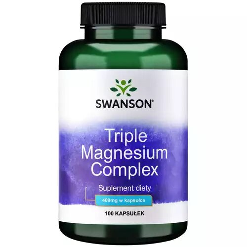 Магнезий троен комплекс / Triple magnesium complex 400 mg 100 caps