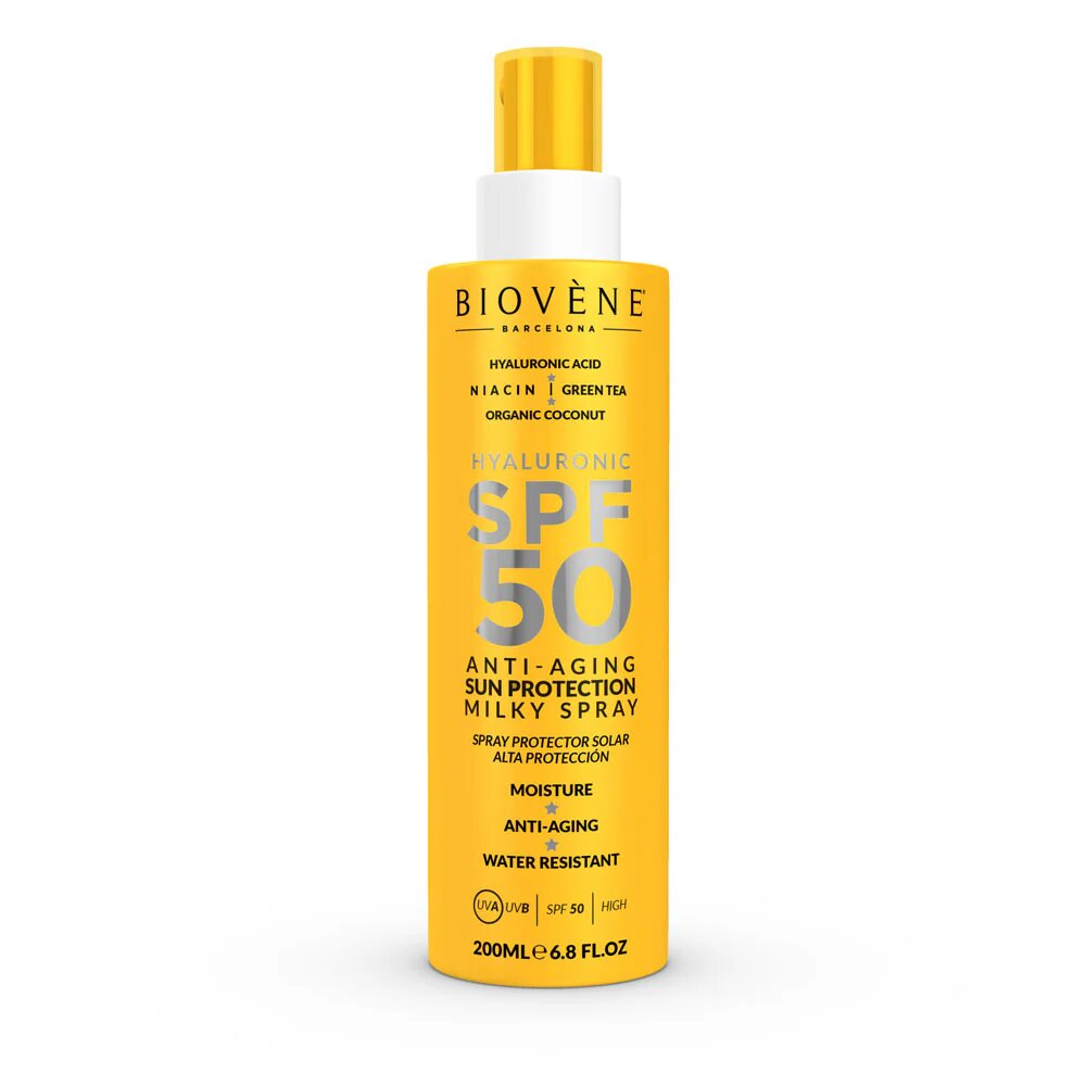 HYALURONIC SPF 50 Sun Protection Milky Spray / Слънцезащита за лице и тяло 200ml