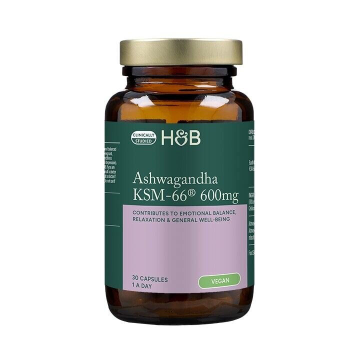 Ашваганда екстракт от корен (Ashwagandha KSM-66) 600mg 30 капсули