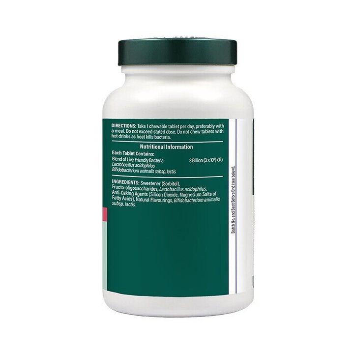 Пробиотик с Ацидофилус (Chewable Acidophilus Strawberry 3 Billion) 3млрд. 120 дъвчащи таблетки
