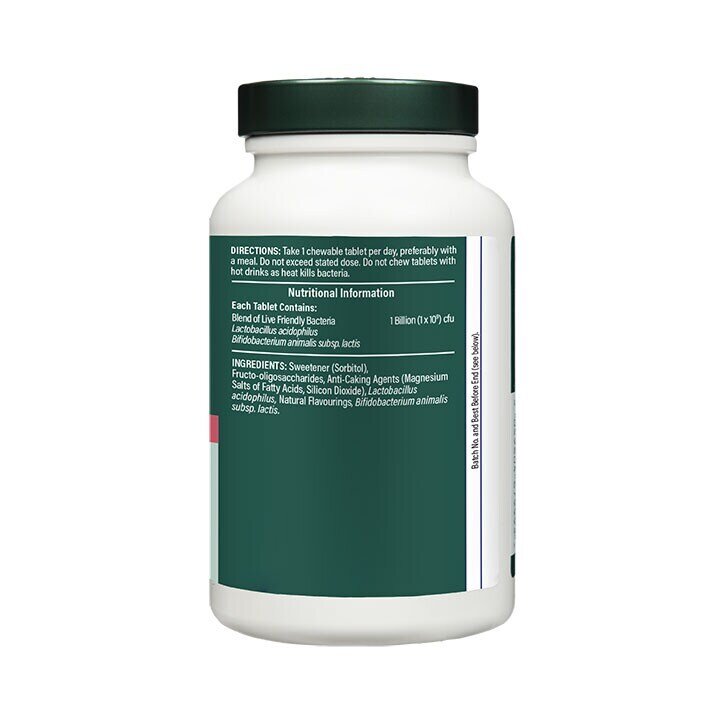 Пробиотик с Ацидофилус (Chewable Acidophilus Strawberry 1 Billion) 1млрд. 120 дъвчащи таблетки