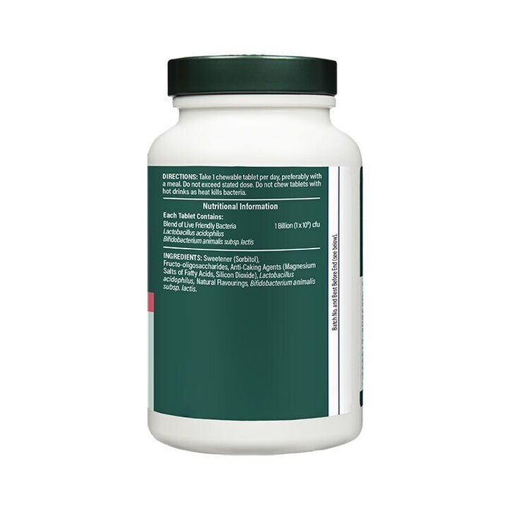 Пробиотик с Ацидофилус (Chewable Acidophilus Strawberry 1 Billion) 1млрд. 120 дъвчащи таблетки
