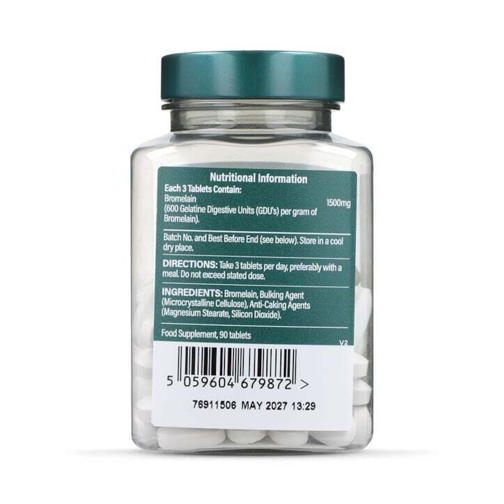Бромелаин / Bromelain 500mg 90 tablets