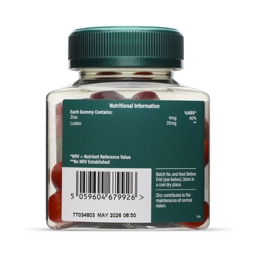 Лутеин + Цинк за деца / Kids 3+ Lutein + Zinc 30 желирани таблетки