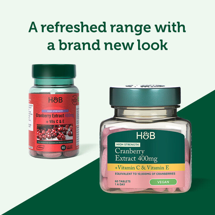Червена боровинка екстракт / Cranberry Extract + Vit C &amp; E 400mg 60 tablets