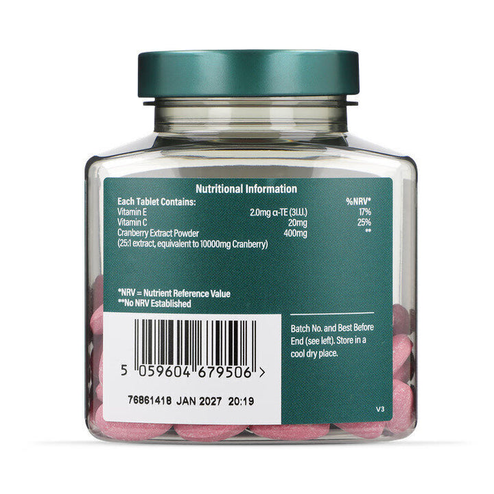 Червена боровинка с витамини С и Е / Cranberry Extract + Vit C &amp; E 400mg 90 tablets