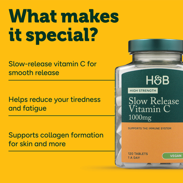 Витамин C с удължено освобождаване  / Vitamin C Timed Release 1000mg 120 tablets