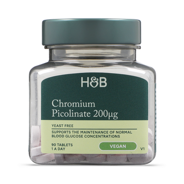 Хром / Chromium Picolinate 200mcg 90 tablets