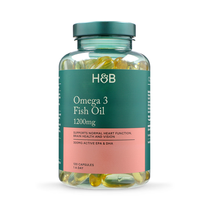 Омега-3 концентрирано рибено масло / Omega 3 Fish Oil 1200mg 120 capsules