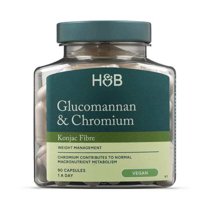 Глюкоманан и Хром / Glucomannan & Chromium 90 capsules