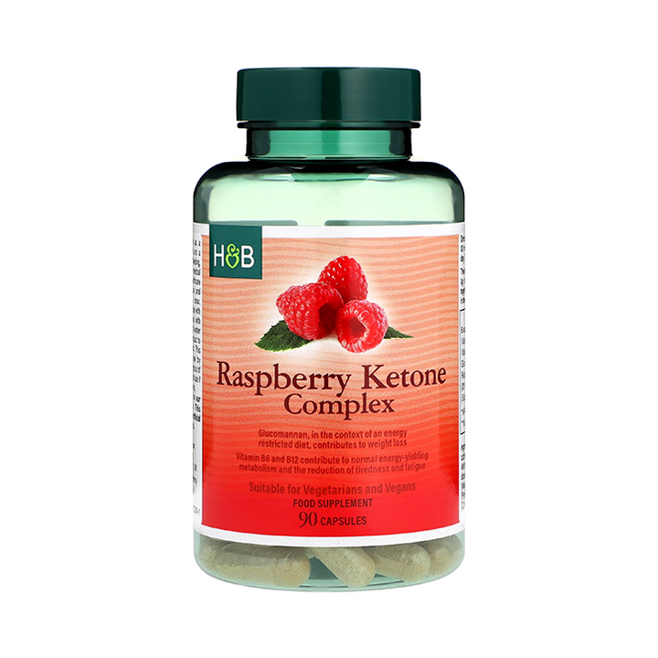Малинови Кетони Комплекс с Глюкоманан / Raspberry Ketone Complex with Amorphophallus Konjac 90 Capsules