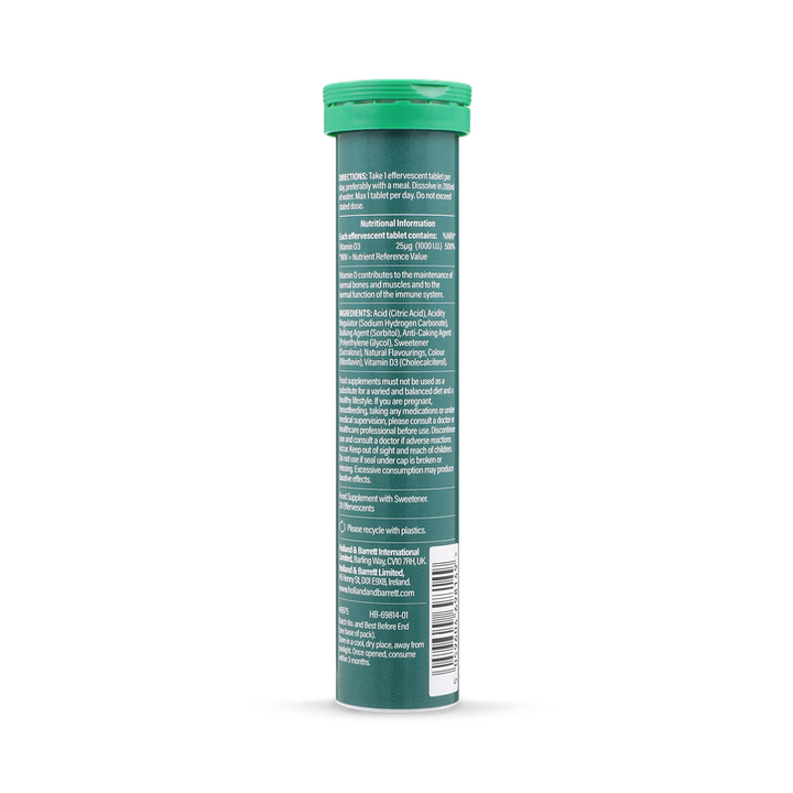 Витамин Д3 / Vitamin D3 1000 IU 20 Effervescent Tablets