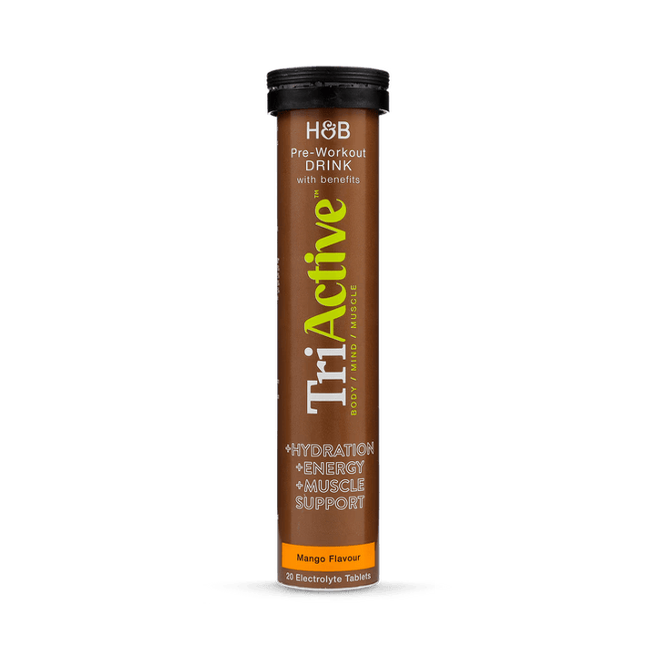 TriActive Pre-Workout Electrolytes / Ефервесцентни Електролити за преди Тренировка Манго  20 tablets