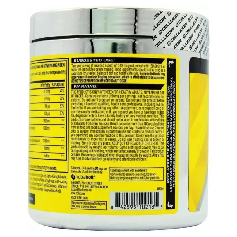 C4 Original Pre-Workout 60 дози
