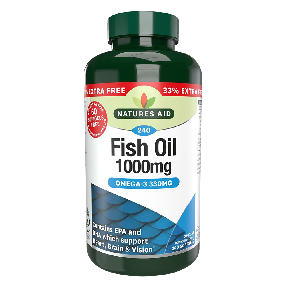 Омега 3 Рибено масло / Omega 3 Fish Oil 1000mg 240 softgels