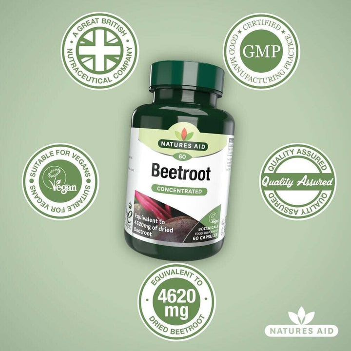 Червено Цвекло концентрат / Beetroot 4620mg 60 capsules