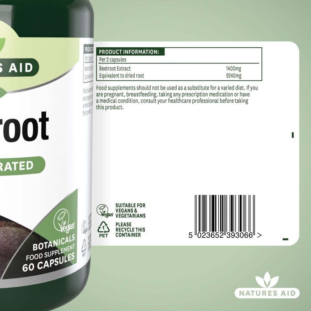 Червено Цвекло концентрат / Beetroot 4620mg 60 capsules