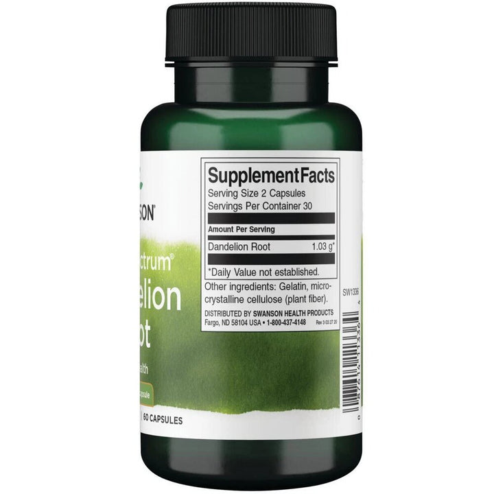 Корен от глухарче / Dandelion Root 515mg 60 capsules