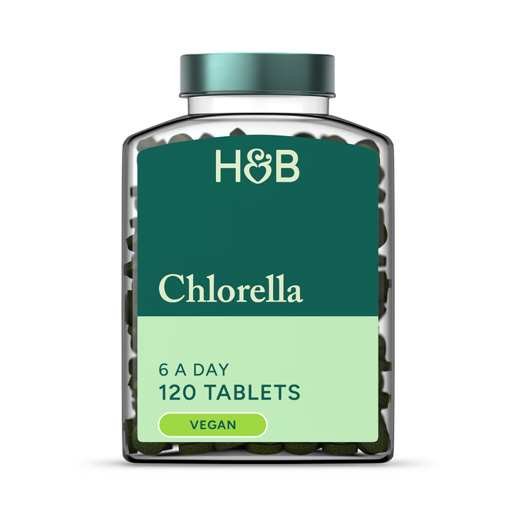 Био китайска хлорела / Organic Chinese Chlorella 500mg 120 tablets