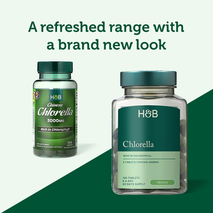 Био китайска хлорела / Organic Chinese Chlorella 500mg 120 tablets