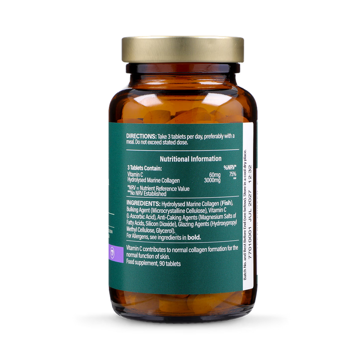 Рибен колаген / Marine Collagen with Vitamin C 1000mg 90 tablets