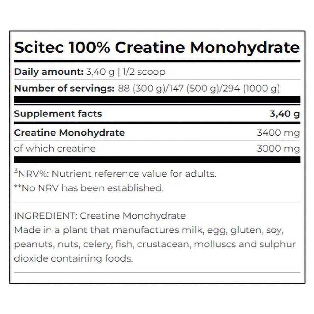 Креатин монохидрат / SCITEC Creatine Monohydrate 300g