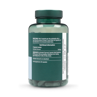 Активен въглен / Activated Charcoal 1560mg 120 capsules