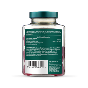 Пробиотик и ябълков оцет / Friendly Bacteria & ACV 30 Gummies