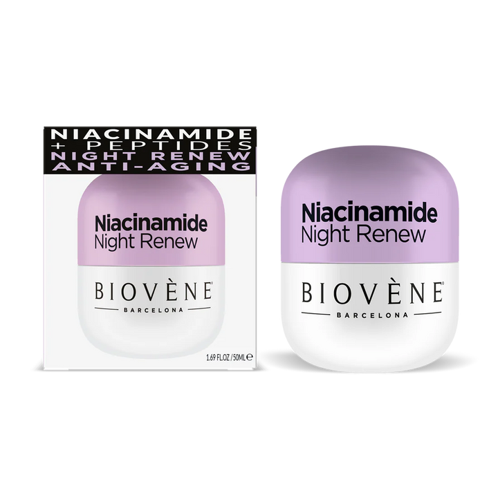 Niacinamide Night Renew Revitalizing Night Cream / Нощен крем с ниацинамид, пеприди и боровинка 50ml