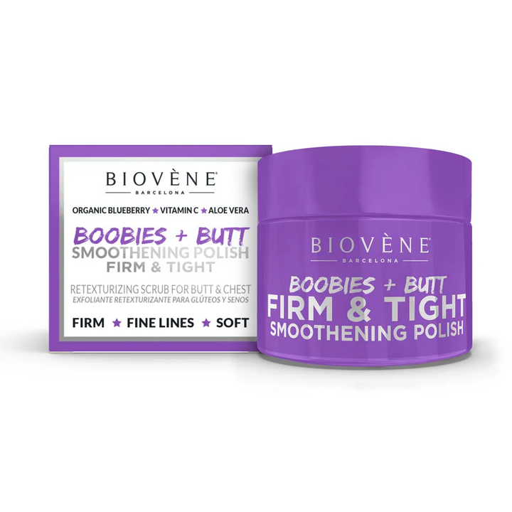 Retexturizing Organic Blueberry Scrub for Boobies &amp; Butt / Органичен боровинков скраб за стегнат бюст и дупе 50ml