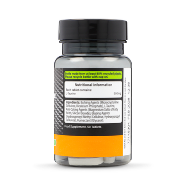 Таурин / Taurine 500mg 50 tablets