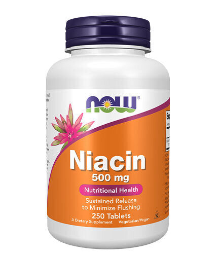 NOW Niacin 500mg 250 tablets