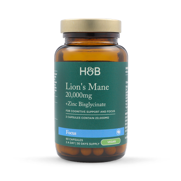 Лъвска грива Lion’s Mane 20 000 mg Holland &amp; Barrett