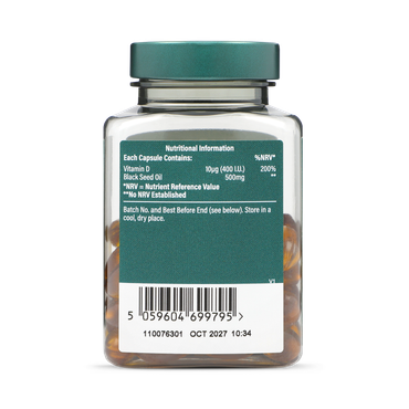 Масло от семе на черен кимион (Black Seed Oil) 60 капсули